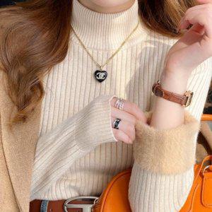 여성목폴라티 2500배송 털옷 08 여성니트티