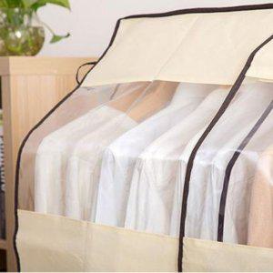 투명 부직포 비닐 방습 행거 보관 의류 옷 방진 커버