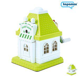 자동연필깎이 전동 수동 회전 듀얼 휴대용 색 두꺼운 미니 월드카파 카파맥스 연필깎이 그린