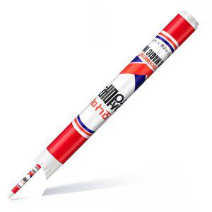 네임펜 사각 유용한마카 다용도 미술용마카 꾸미기 사이펜 두꺼운 유성매직 12자루 레드