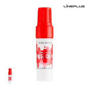 보드마카지우개 멀티초크펜 페인트 얇은 에듀 화이트 보드마카 12개입 1다스 빨강색