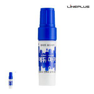 보드마카지우개 멀티초크펜 페인트 얇은 에듀 화이트 보드마카 12개입 1다스 파랑색