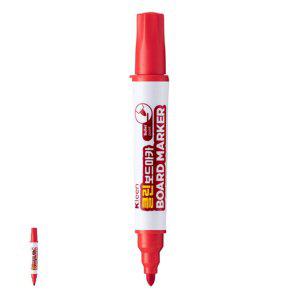 보드마카지우개 멀티초크펜 페인트 아크릴 얇은 클린 보드마카 12개입 1다스 빨강색