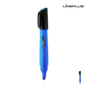 노랑형광펜 수업용 공부용 필기용 암기펜 고체 노크식 파스텔 트리마 형광펜 12개입 파랑색