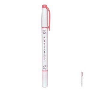 노랑형광펜 수업 공부 필기용 암기펜 형광펜 소프트라이너 피치 12개입 문구 사무용품 학용품