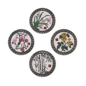 사군자 볼마커 매화 난초 국화 대나무 골프 용품