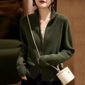 여성집업가디건 와플짜임 여성가디건 위드기프트