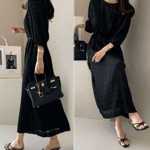 청담며느리스타일 여자결혼식코디 나들이원피스 엄