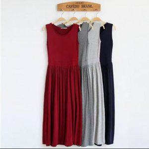 민소매 땡처리 나시원피스 라운드원피스 맥시 기