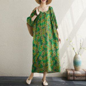 마원피스 린넨 반팔원피스 휴양지룩 루즈핏 G1