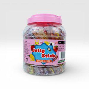 진진 젤리 스틱 1254g 대용량 통 간편 보관형 대용량젤리 대용량간식
