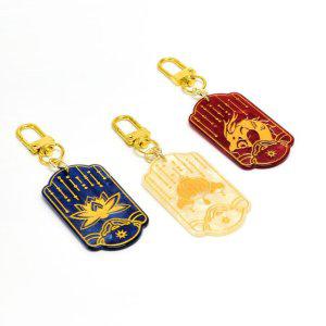 (정품) 위드썸띵 용이 비를 내리는 나라 용비국 자개 아크릴 키링 키홀더 진수련 스우 사하라