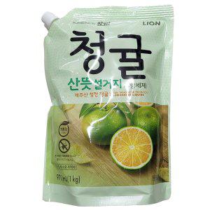 기름기 진짜 잘 지워져요 청귤 설거지 주방세제 970ml