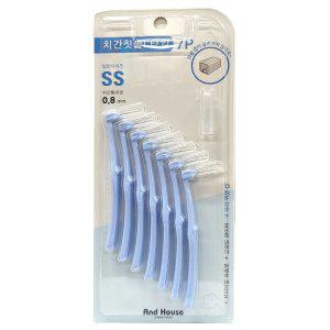 매일 쓰는 만큼 부드럽게 치간칫솔 L타임 SS 0.8mm 7P