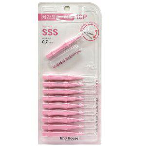 예민한 잇몸과 촘촘한 치간칫솔 I타임 SSS 0.7mm 10P