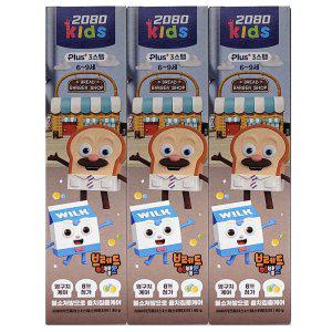 6세부터 9세 어린이를 위한 영구치 케어 치약 80g 3입