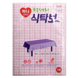 품격 있는 테이블 연출의 시작 방수 식탁보 핑크 1매