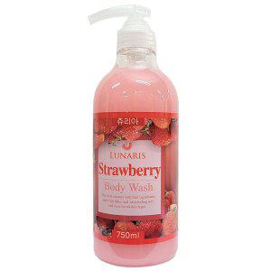 달콤하게 과하지 않게 퍼지는 딸기향 바디워시 750ml