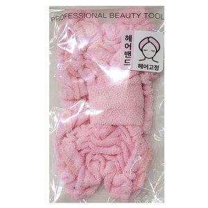 세안할 때마다 앞머리가 이마에 붙어요 헤어밴드 핑크