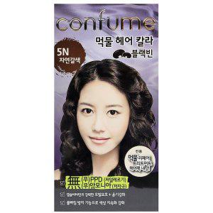 염색하면서 모발 두피를 건강하게 헤어염색 자연갈색