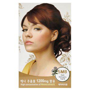 자연 유래 성분으로 두피까지 케어 헤어염색 적갈색