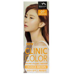 민감한 두피도 안심하고 사용 헤어염색 오렌지브라운