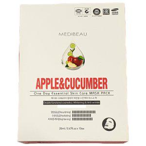 사과의 생기와 오이의 수분감이 만난 마스크팩 10입