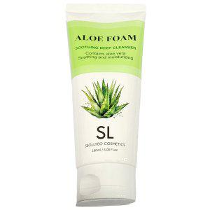 미세하고 부드러운 거품 알로에 세안 폼클렌저 180ml