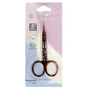 눈썹정리 잔털제거 큐티클 편한 그립감 미용가위 레드