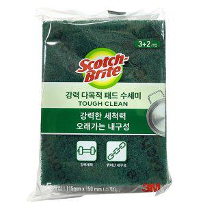 기름때 강력 세척 오래가는 뛰어난 내구성 수세미 5입