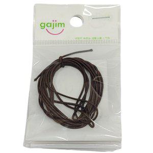 다용도 공예재료 튼튼한 팔찌 염주고무줄 브라운 5봉