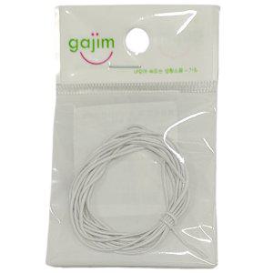 다용도 공예재료 튼튼한 팔찌 염주고무줄 화이트 5봉