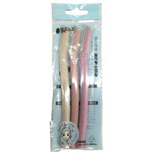 날이 부드러워서 깔끔하게 밀려요 일자형 눈썹칼 3P