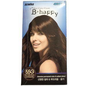 새치커버용 간편한 셀프 염색약 5.5G 다크커피 브라운