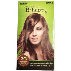 멋내기용 간편한 셀프 크림 헤어염색약 3R 골드브라운