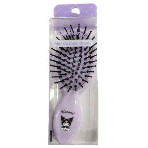 부드러운 빗질 유연한 미니쿠션 헤어브러시 퍼플
