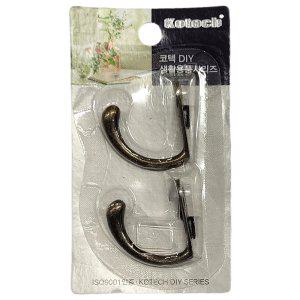 녹이 슬지 않으므로 가구 안심 사용 앤틱옷걸이 2P