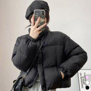 숏패딩 여성숏패딩 크롭패딩 숏 고등학생패딩 데