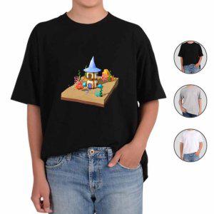 반팔티셔츠 바닷속 해조류 놀이터 그림 다양한색상 전사이즈