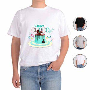 반팔티셔츠 민트맛의 초코 케잌 최애 그림 다양한색상 전사이즈