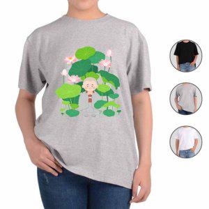 반팔티셔츠 부처님 오시면 기뻐요 그림 다양한색상 전사이즈