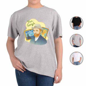 반팔티셔츠 고흐를 만나자 그림 다양한색상 전사이즈