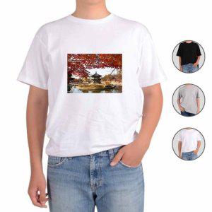 반팔티셔츠 경복궁의 아름다움 2번 그림 다양한색상 전사이즈