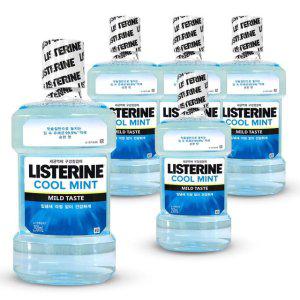 리스테린 쿨민트 마일드 순한 입냄새제거 구강청결제 가글 250ml 5개