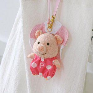 푸우통 가방고리 푸우톤 튤립모자 봉제인형 인형