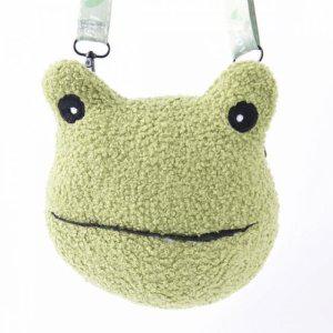 개구리인형 개구리가방 뽀글이가발 놀이동산가방