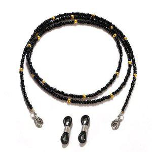 마스크목걸이 안경 블랙 안경줄 마스크줄 비즈