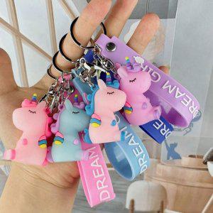 어린이키링 자동차키링 PVC키링 유니콘 유니콘