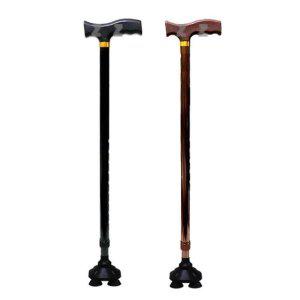 알루미늄 지팡이 환자 노인 보행 4발 접이식 지팡이 지팡이 노인지팡이