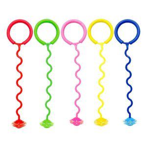 발목 줄넘기 한발 64cm 줄넘기 유산소 운동 S자 LED 발목줄넘기 발줄넘기